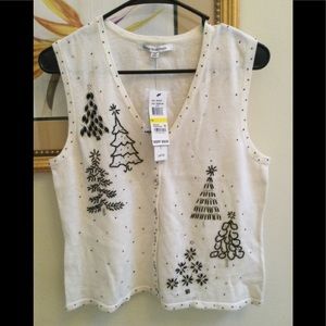 Woman’s Xmas vest PM size top